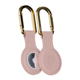 iDeal of Sweden Silikon AirTag Holder med Karabinkrok - Blush Pink