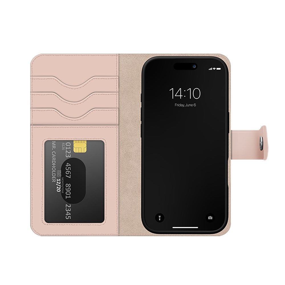 iDeal Of Sweden iPhone 16 Pro Magnet Wallet+ Deksel - Pink