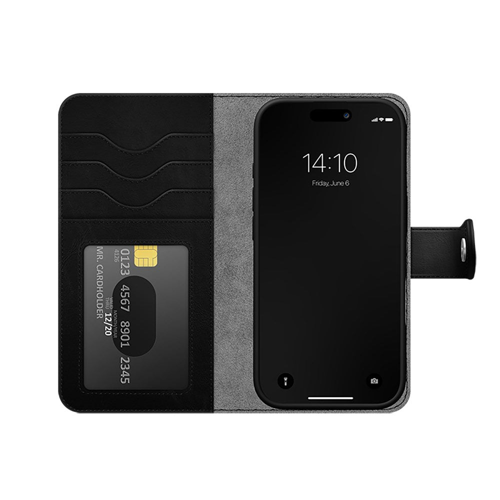 iDeal Of Sweden iPhone 16 Pro Max Magnet Wallet+ Deksel - Black