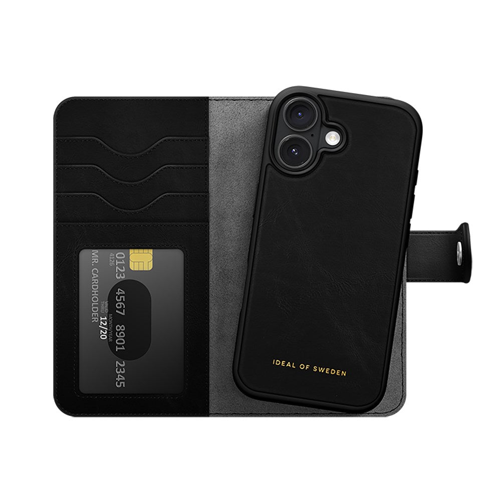 iDeal Of Sweden iPhone 16 Pro Max Magnet Wallet+ Deksel - Black