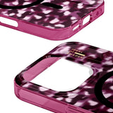iPhone 16 Pro iDeal Of Sweden Clear Deksel - MagSafe Kompatibel - Cherry Crush