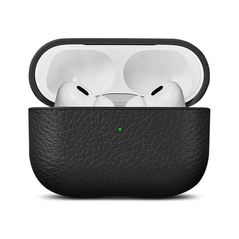 Woolnut AirPods Pro (2. gen.) Deksel i Ekte Skinn - Svart