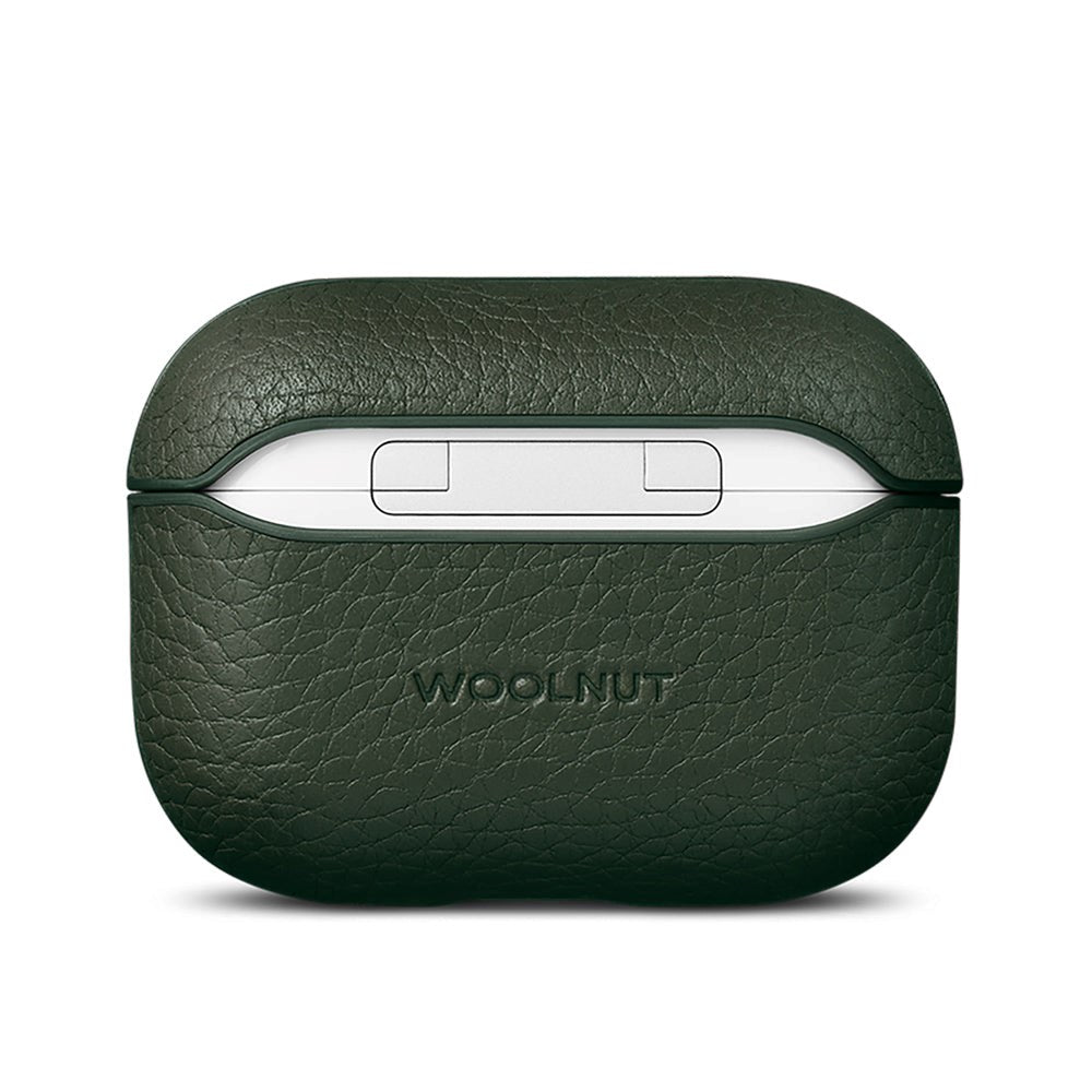 Woolnut AirPods Pro (2. gen.) Deksel i Ekte Skinn - Grønn