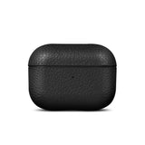 WOOLNUT Apple AirPods Pro (3. gen.) Ekte Skinn Deksel - Svart