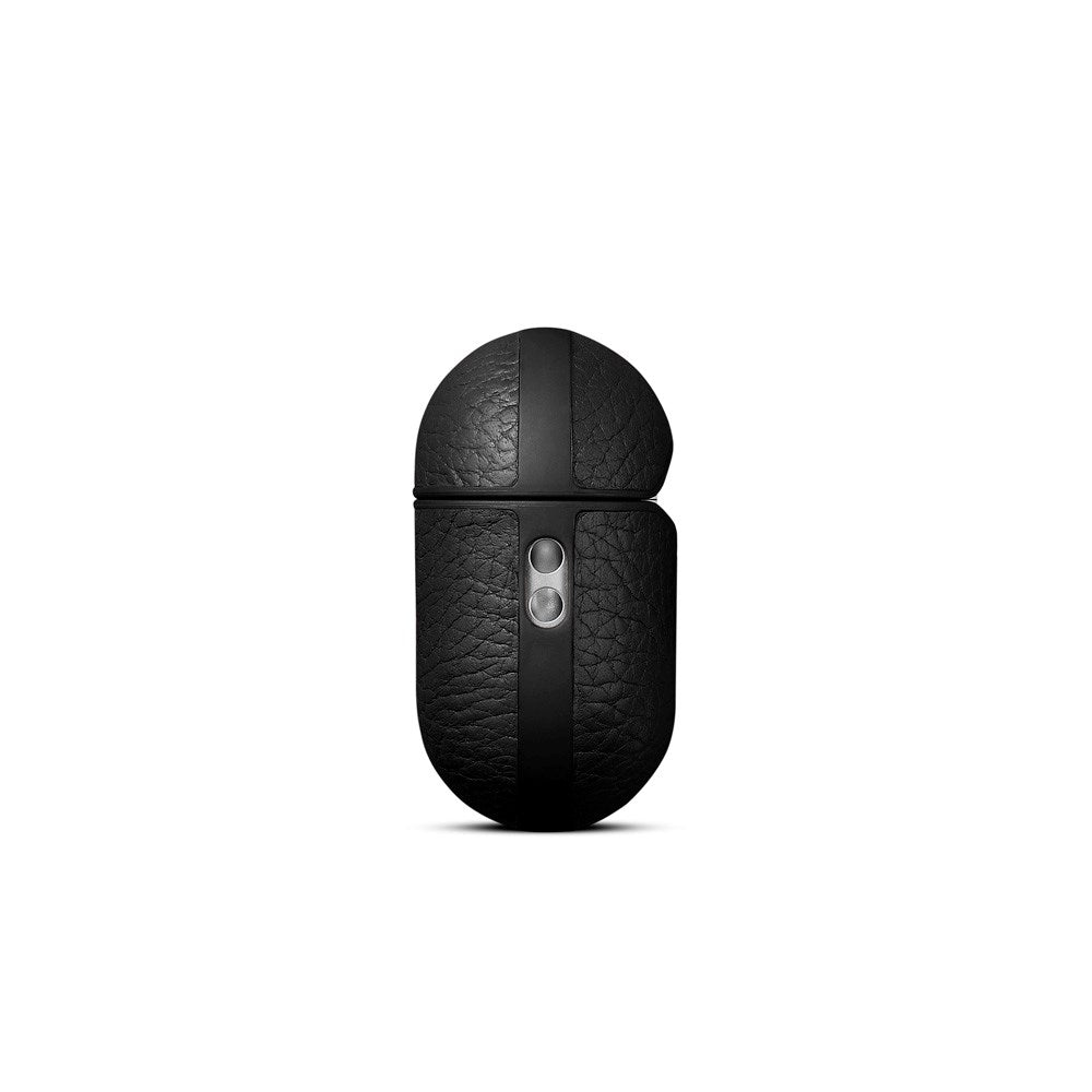 WOOLNUT Apple AirPods Pro (3. gen.) Ekte Skinn Deksel - Svart