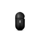 WOOLNUT Apple AirPods Pro (3. gen.) Ekte Skinn Deksel - Svart