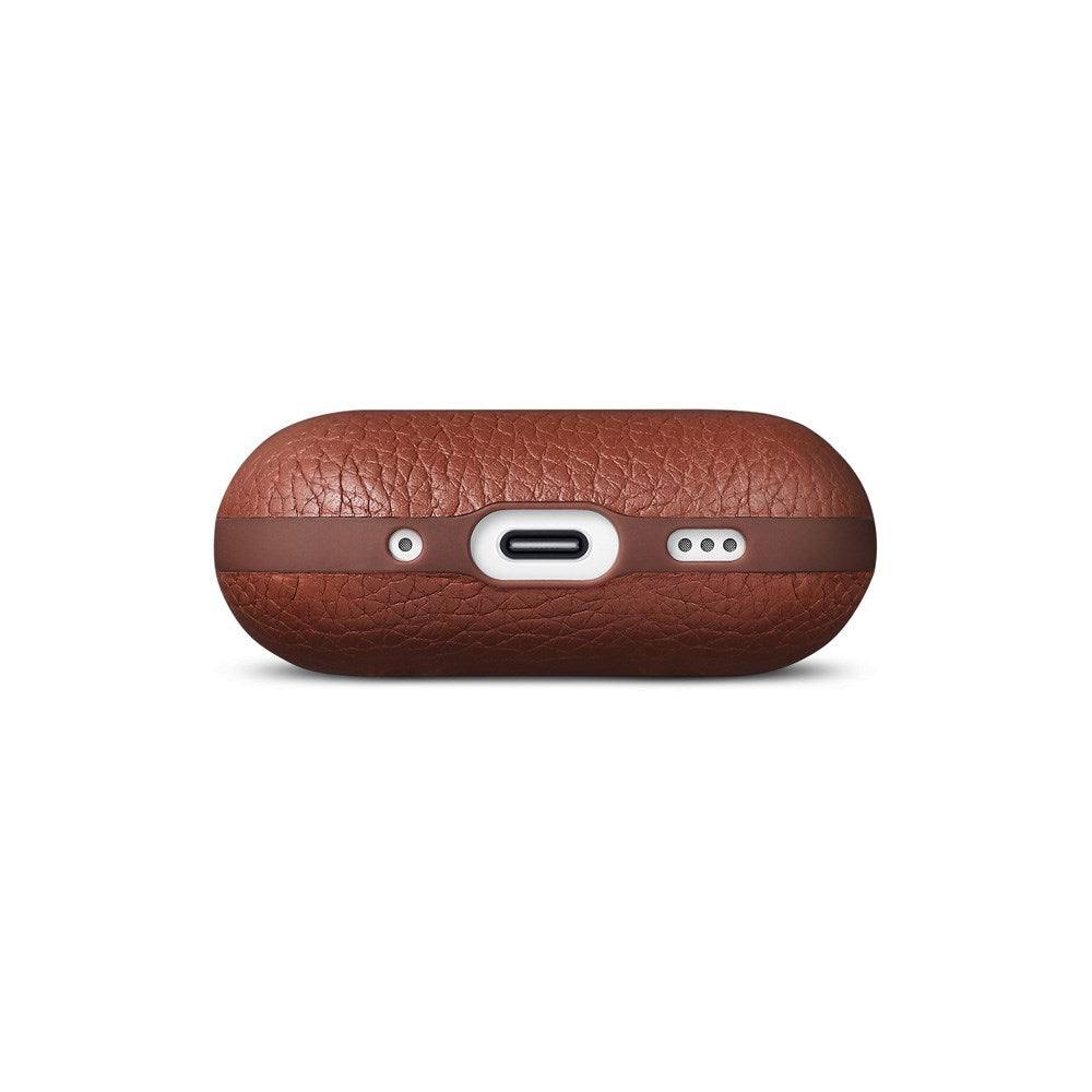 WOOLNUT Apple AirPods Pro (3. gen.) Ekte Skinn Deksel - Brun