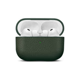 WOOLNUT Apple AirPods Pro (3. gen.) Ekte Skinn Deksel - Grønn