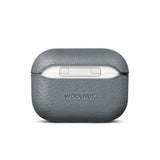 WOOLNUT Apple AirPods Pro (3. gen.) Ekte Skinn Deksel - Grå