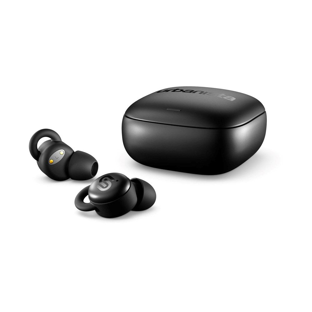 Urbanista Porto True Wireless In-Ear Hodesett - Søvnvennlig Design - Midnight Black