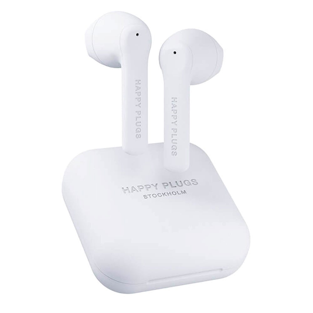 Happy Plugs Air 1 Go True Wireless Hodetelefoner - In-Ear - Hvit