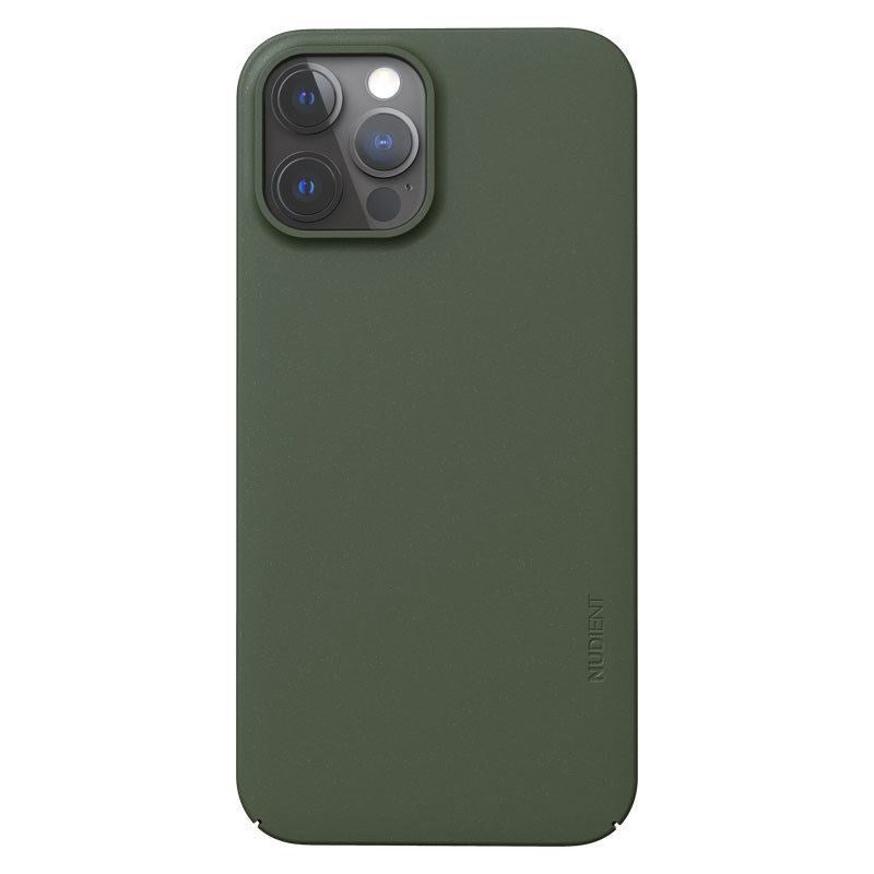 Nudient Thin Case V3 iPhone 12 / 12 Pro Deksel - Pine Green