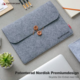 Kebnecase Nettbrett Sleeve 260 x 185mm - Grå