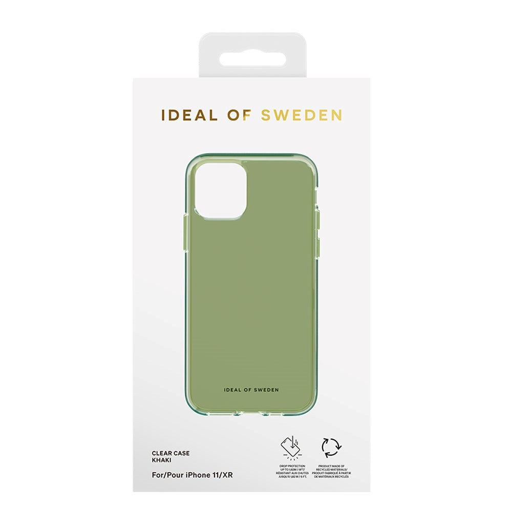 iPhone 11 Ideal Of Sweden Clear Deksel - Khaki