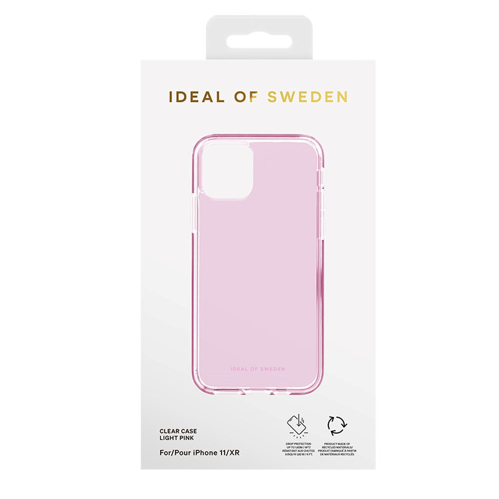 iPhone 11 Ideal Of Sweden Clear Deksel - Light Pink