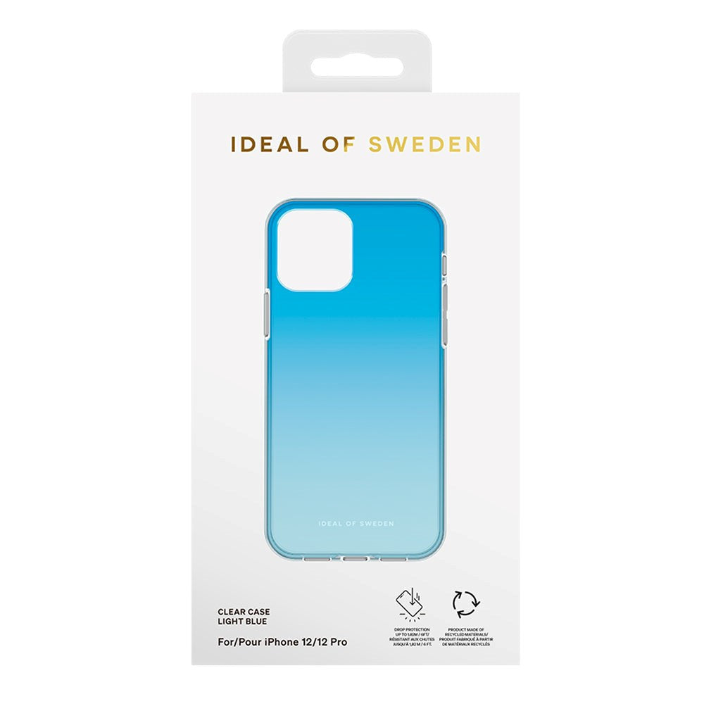 iPhone 12 / 12 Pro Ideal Of Sweden Clear Deksel - Light Blue