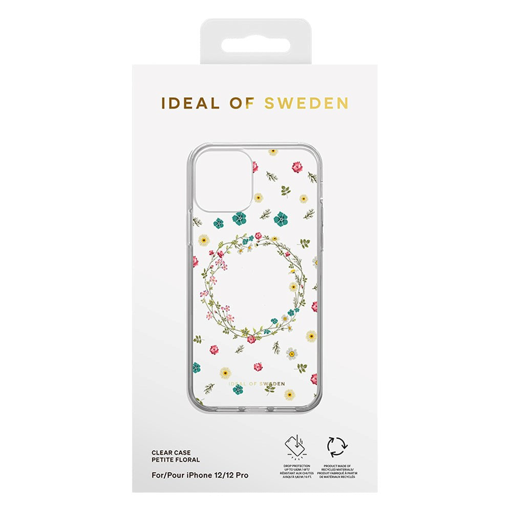 iPhone 12 / 12 Pro iDeal Of Sweden Clear Deksel - Petite Floral