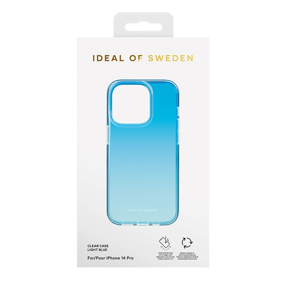 iPhone 14 Pro Ideal Of Sweden Clear Deksel - Light Blue