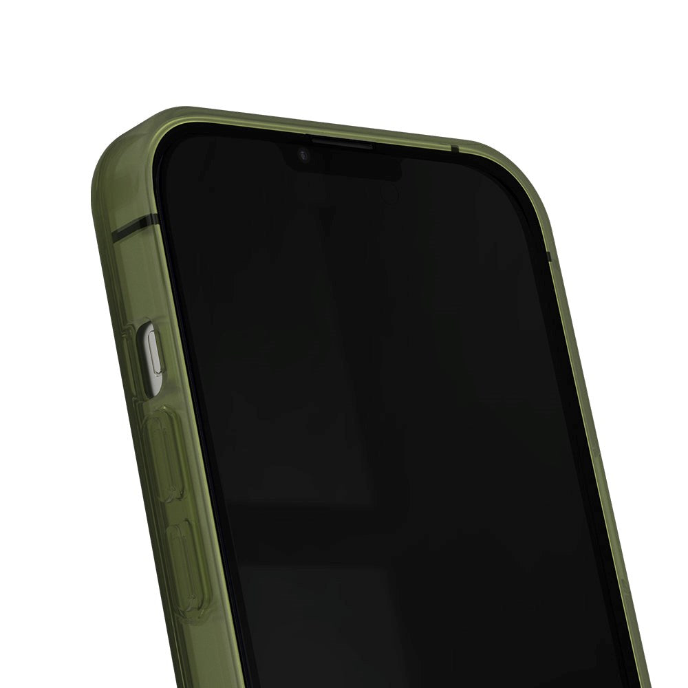 iPhone 15 iDeal Of Sweden Clear Deksel - Khaki