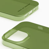 iPhone 15 iDeal Of Sweden Clear Deksel - Khaki