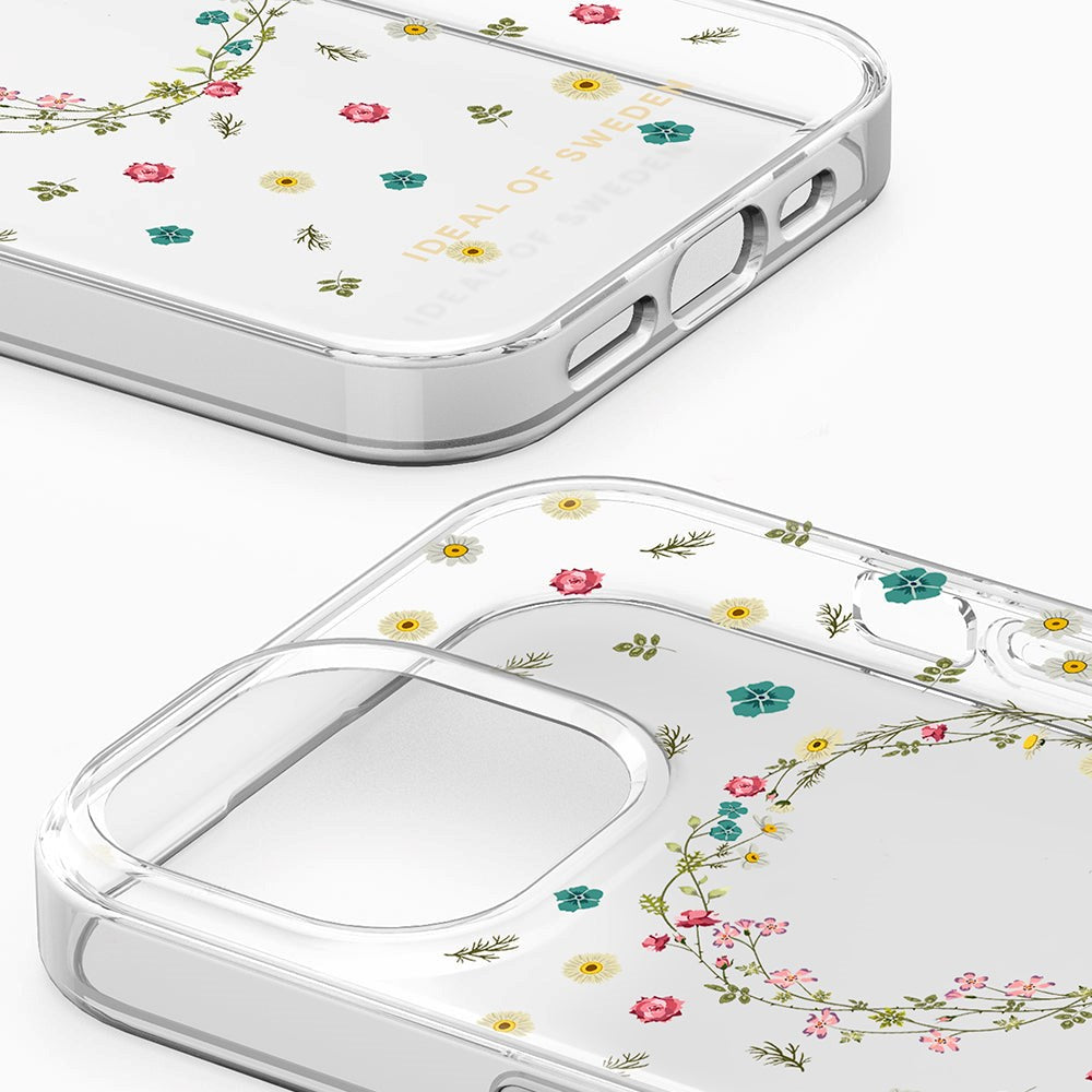 iPhone 15 iDeal Of Sweden Clear Deksel - Petite Floral