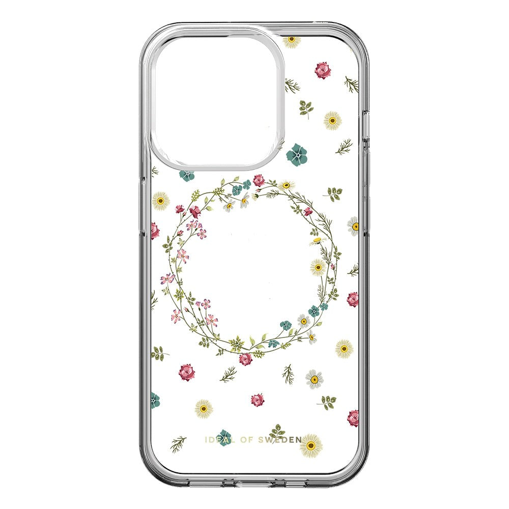 iPhone 15 Pro iDeal Of Sweden Clear Deksel - Petite Floral