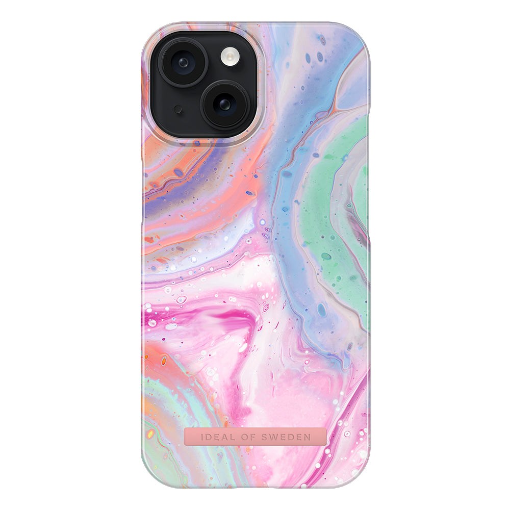 iPhone 15 iDeal Of Sweden Fashion Deksel - Pastel Marble