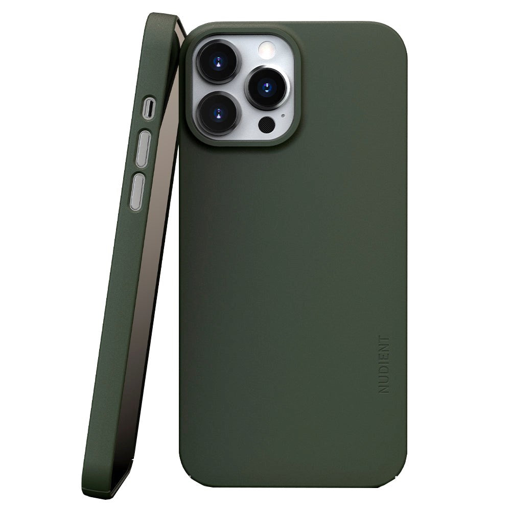 Nudient Thin Case V3 iPhone 13 Pro Max Deksel - Pine Green