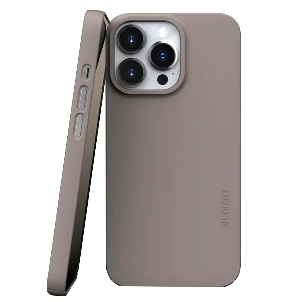 Nudient Thin Case V3 iPhone 13 Pro Deksel - MagSafe Kompatibel - Clay Beige