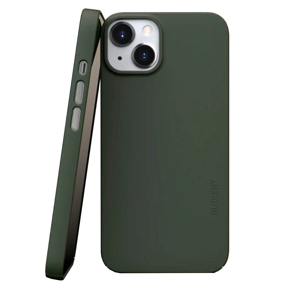 Nudient Thin Case V3 iPhone 13 Deksel - Pine Green