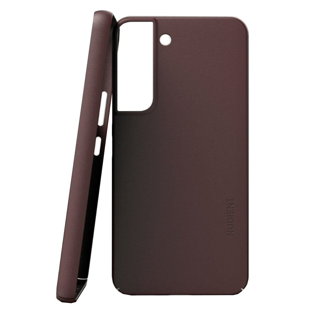 Nudient Thin Case V3 Samsung Galaxy S22 Deksel - Sangria red