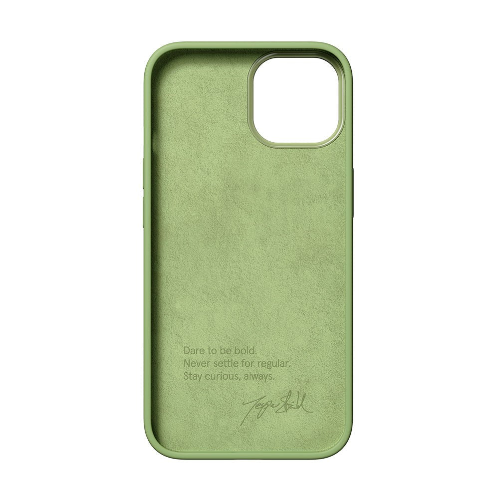 Nudient Bold iPhone 14 Deksel - Leafy Green