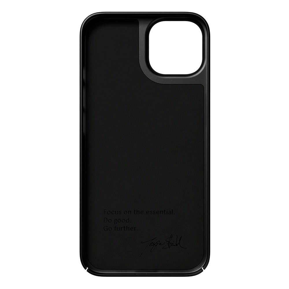 Nudient Thin Case iPhone 14 Deksel - Ink Black