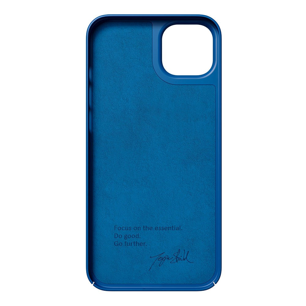 Nudient Thin Case iPhone 14 Plus Deksel - Blueprint Blue