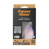 Samsung Galaxy S24+ (Plus) PanzerGlass Ultra Wide Fit Re:fresh Skjermbeskyttelse m. EasyAligner - Diamond Strength - Gjennomsiktig