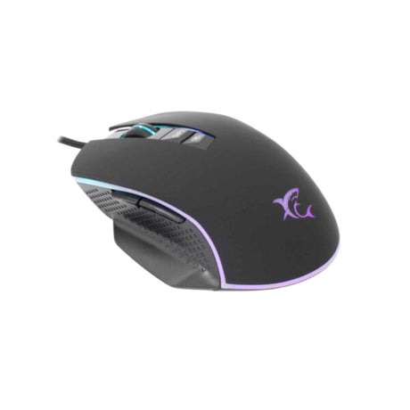 White Shark GARETH Gamingmus 6400 dpi med Innebygd Lys – Svart
