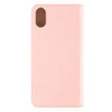 iPhone X/XS La Vie Flip Deksel med Kortholder - Pink