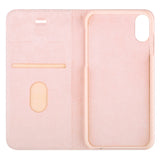 iPhone X/XS La Vie Flip Deksel med Kortholder - Pink