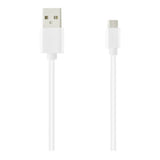 Key USB-A til Micro USB Kabel 10W - 1m - Hvit