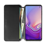 Krusell Pixbo 4 Card FolioCase Samsung Galaxy S10 Skinn Flip Deksel - Svart