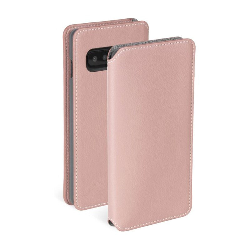 Krusell Pixbo 4 Card FolioCase Samsung Galaxy S10+ (Plus) Skinn Flip Deksel - Rosa