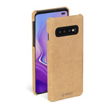 Krusell Broby Samsung Galaxy S10+ (Plus) Skinndeksel - Cognac