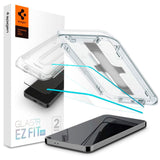 Samsung Galaxy S24 Spigen EZ Fit Glas.tR Skjermbeskytter 2. Stk - Case Friendly - Gjennomsiktig