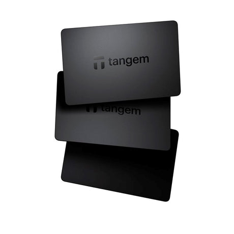 Tangem Wallet Card - 3 stk - Black