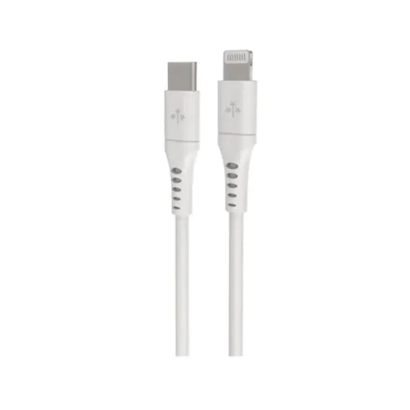 Hune Raiz USB-C til Lightning Kabel - 1 m - Hvit