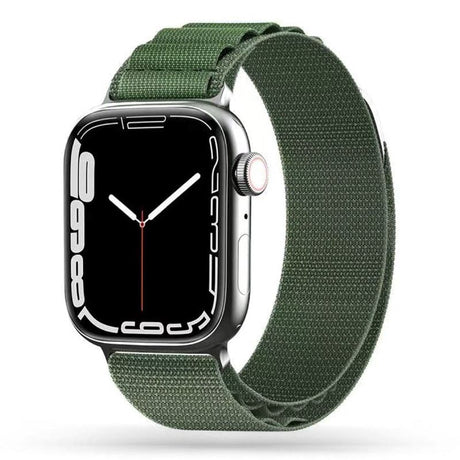 Apple Watch (42/44/SE/45/46/49mm) Tech-Protect Nylon Pro Rem - Grønn