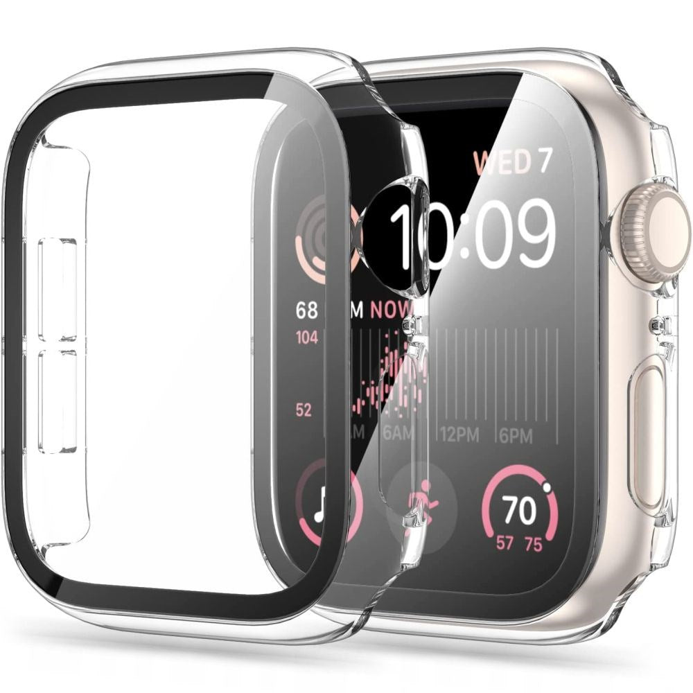 Apple Watch Tech-Protect DEFENSE360 Smartwatch-deksel med skjermbeskytter -SE/6/5/4 (44mm) - Gjennomsiktig