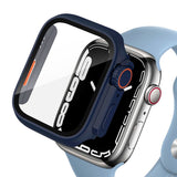 Apple Watch Tech-Protect DEFENSE360 Smartwatch-deksel med skjermbeskytter - 7/8 (45mm) - Navy / Oransje