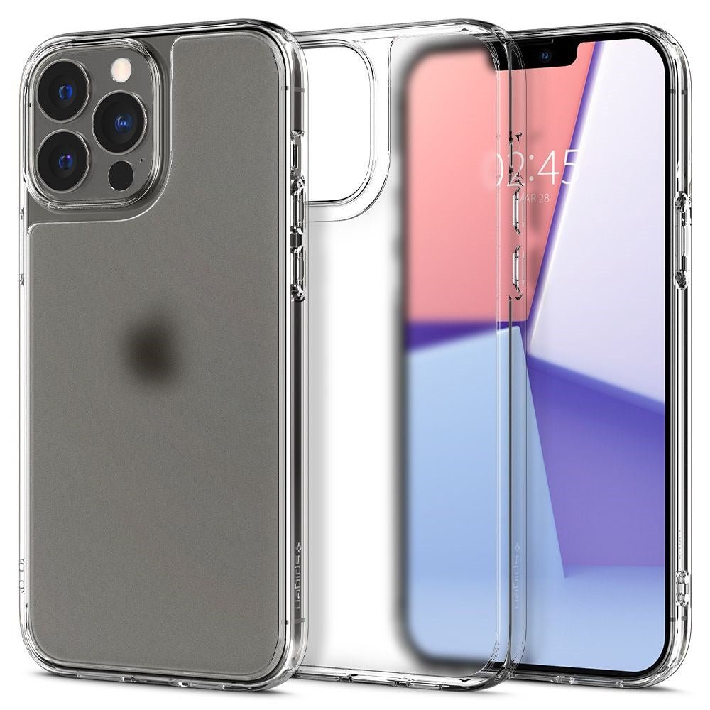 Spigen iPhone 13 Pro Quartz Hybrid Deksel - Matt Gjennomsiktig