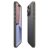 iPhone 15 Pro Spigen Thin Fit Deksel - Gunmetal